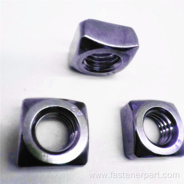 Standard Size Stainless Steel Thread Square Nuts